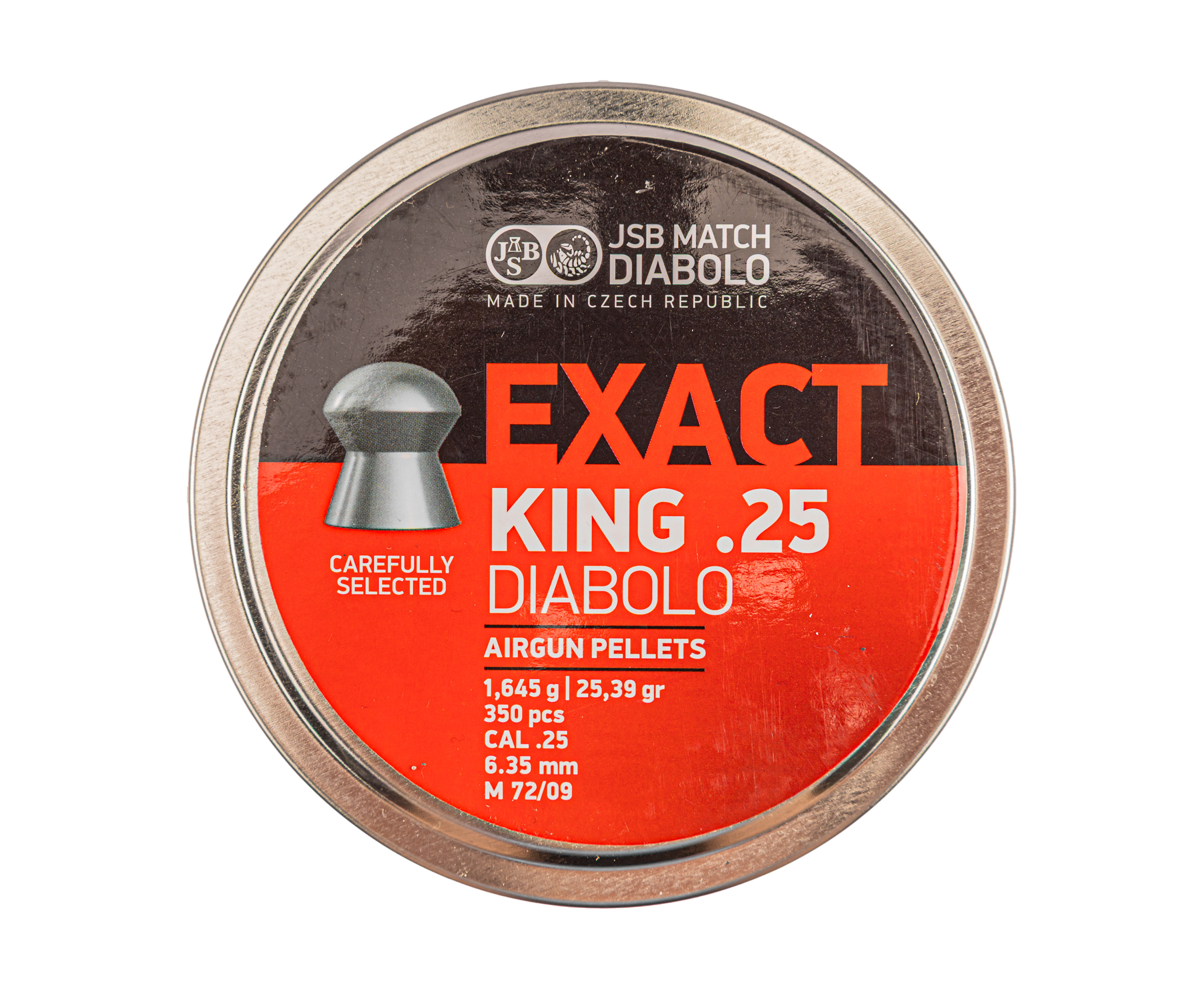 Пули пневматические JSB Exact King 6.35 мм (350 шт, 1.645 г)