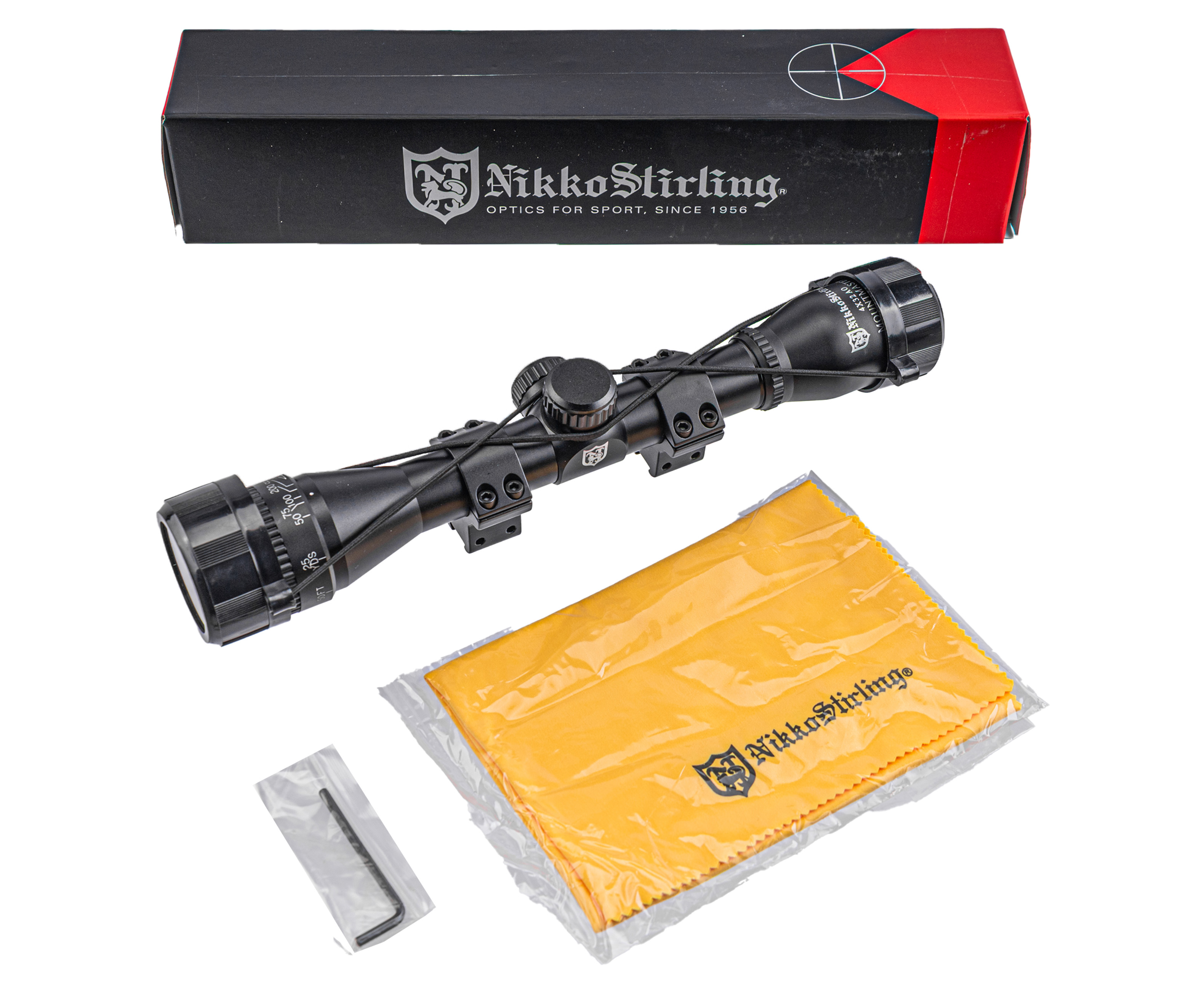 Оптический прицел Nikko Stirling MountMaster 4x32 AO (Half MD, 25.4 мм, Ласточкин Хвост 11 мм)