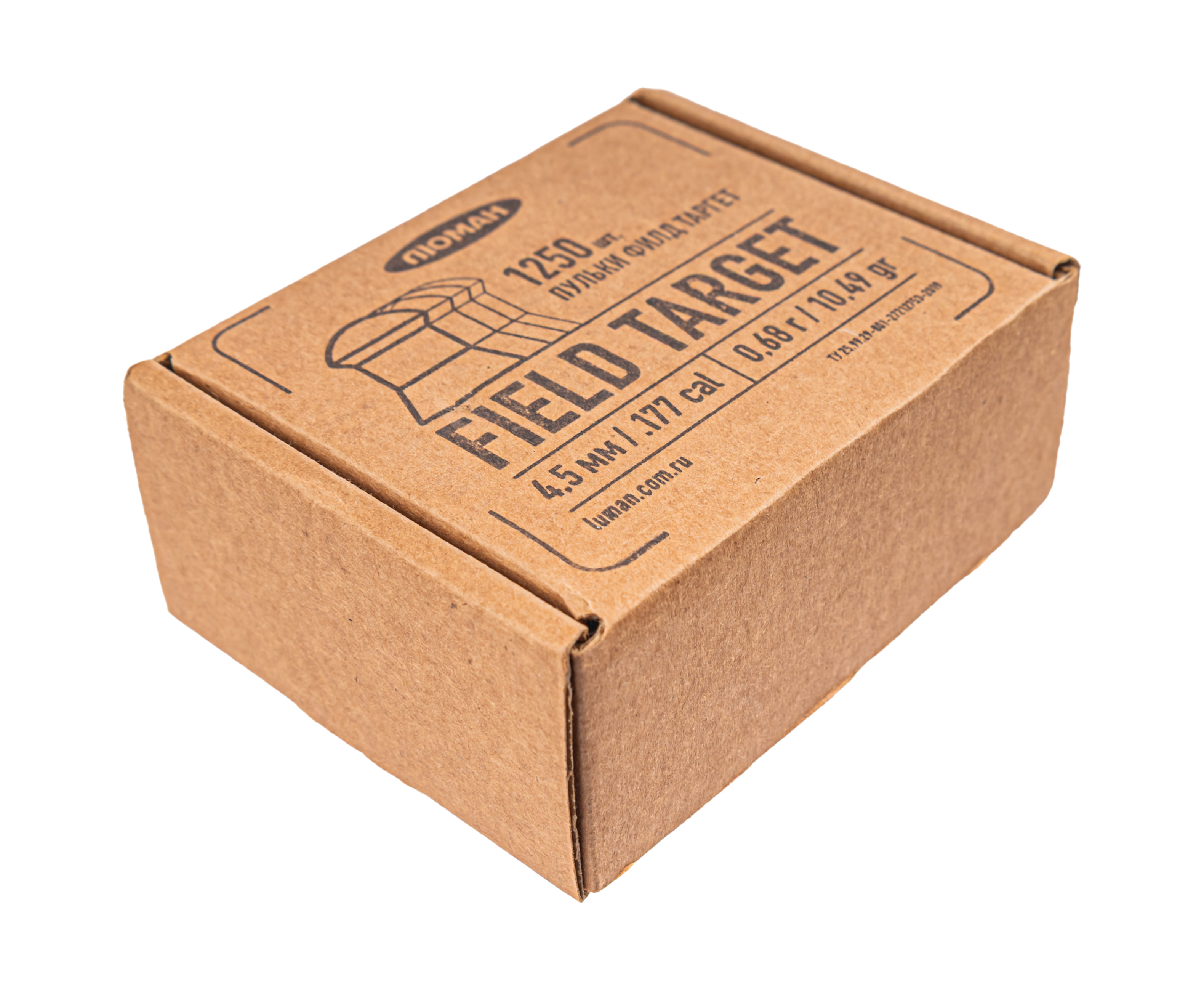 Пули пневматические Люман Field Target 4.5 мм (1250 шт, 0.68 г)