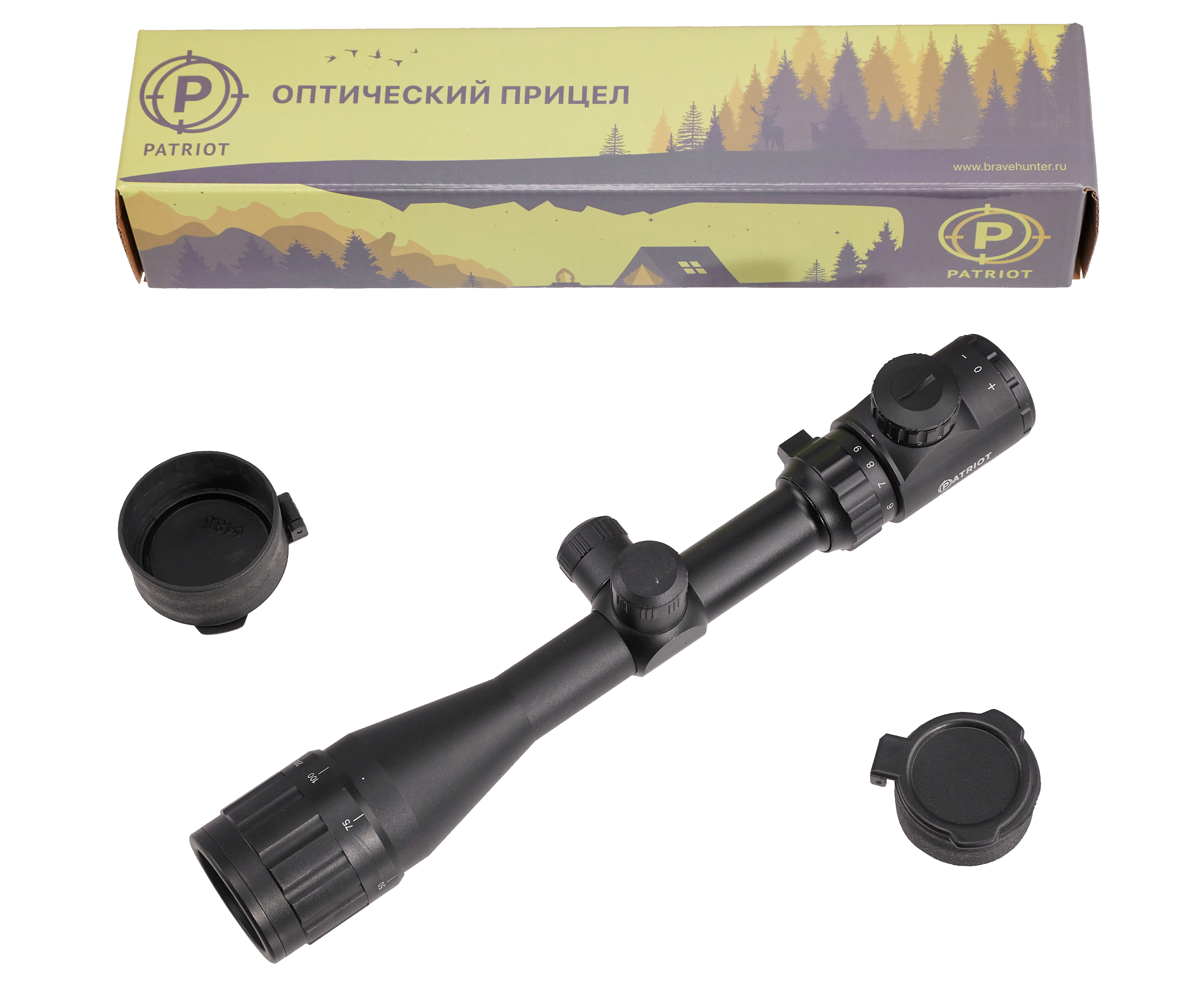 Оптический прицел Patriot P3-9x40 AOL Mil-Dot (BH-PT394AL, 25.4 мм)