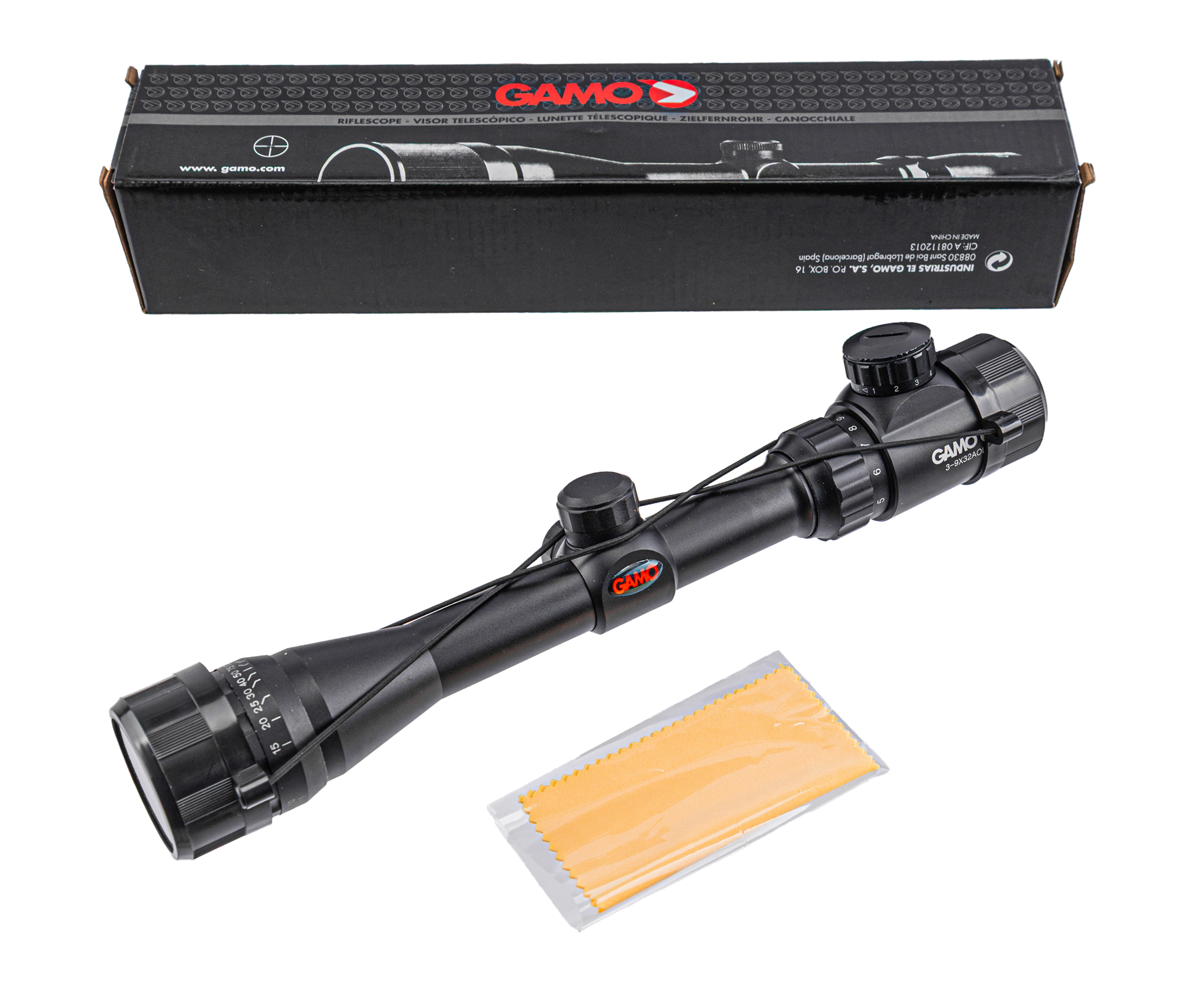 Оптический прицел Gamo 3-9x32 AOEG (BH-GM393L, 25.4 мм)