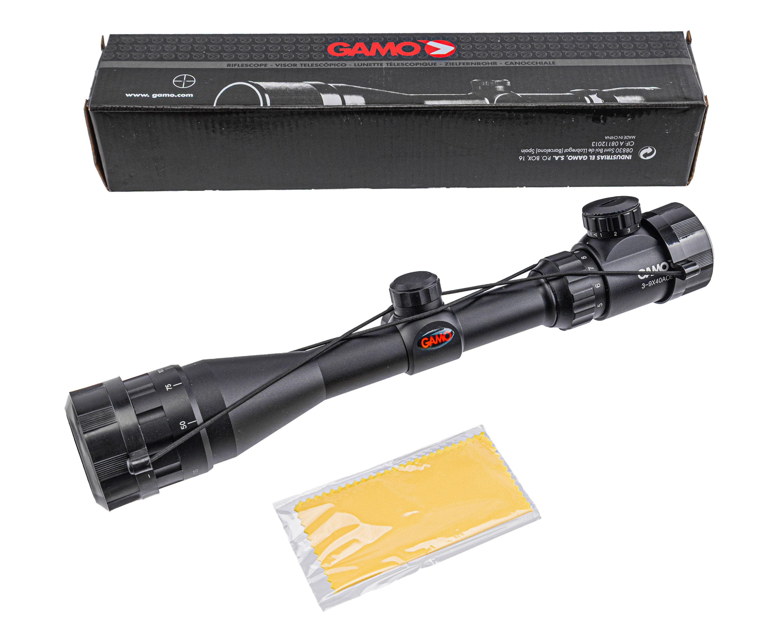 Оптический прицел Gamo 3-9x40 AOEG (BH-GM394L, 25.4 мм)