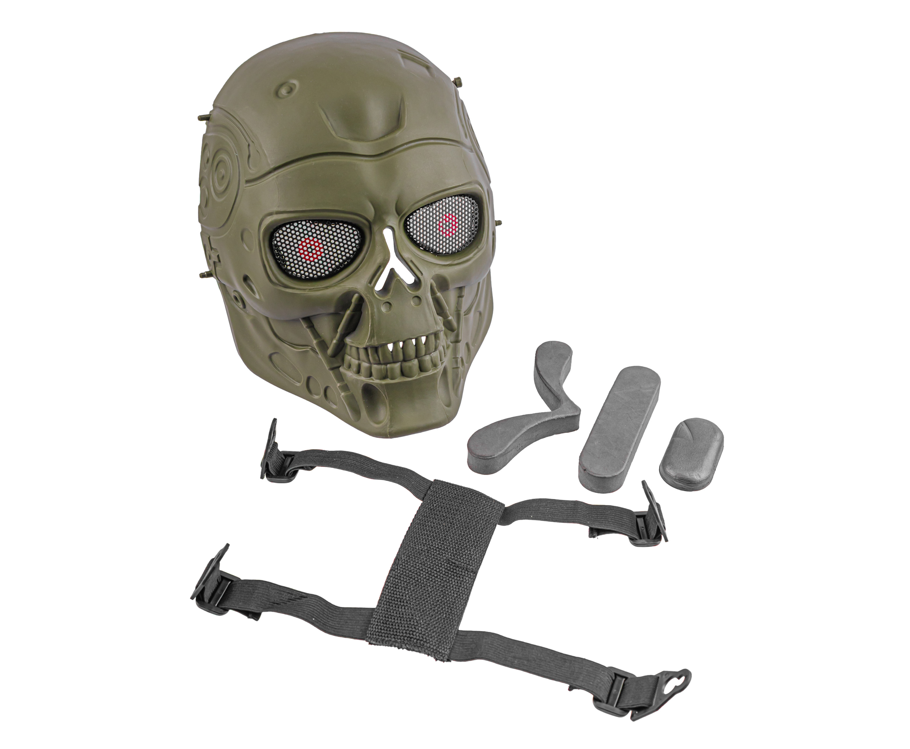 Маска защитная Anbison Sports Terminator Tactical (AS-MS0090OD, олива)