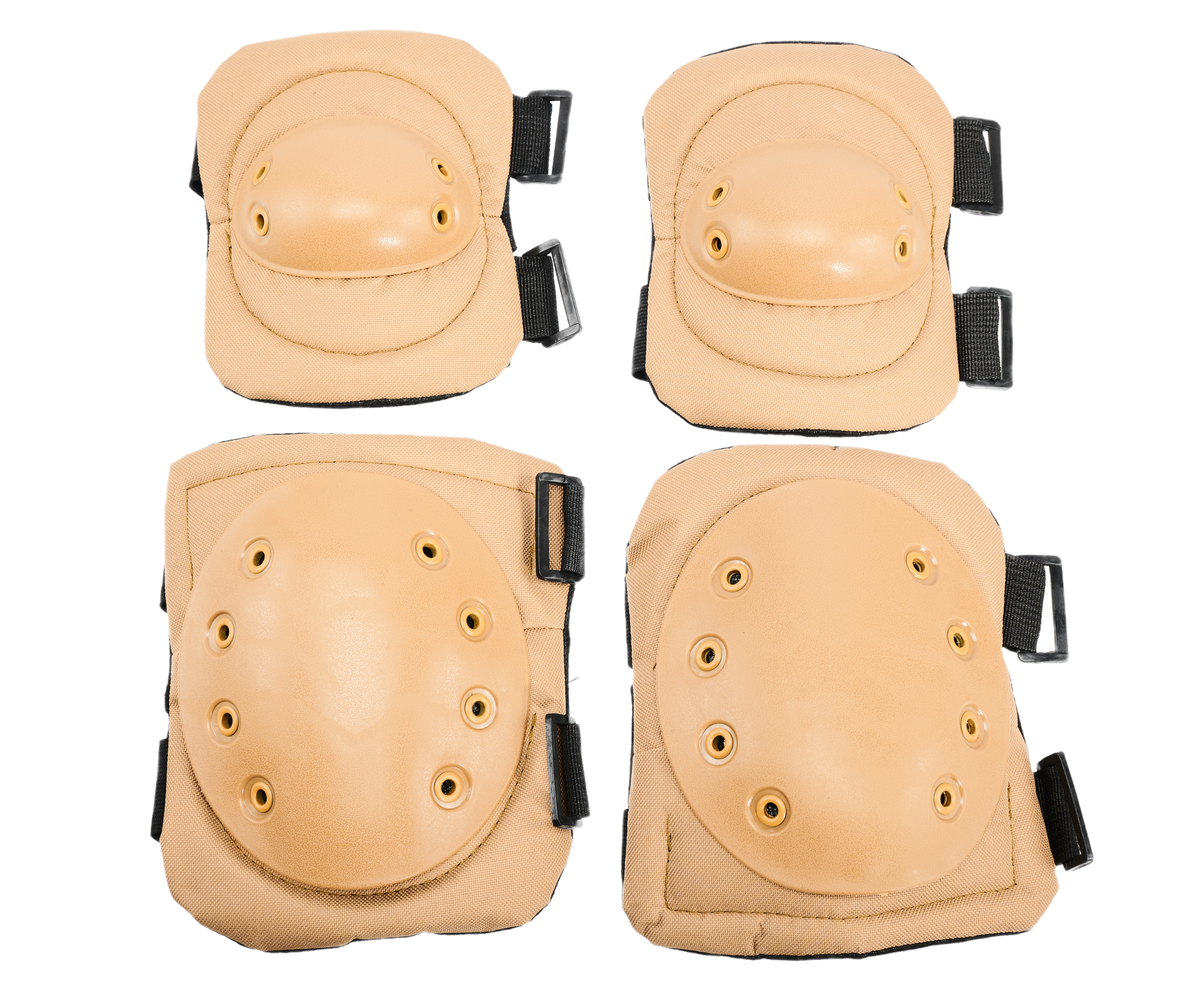 Защитный комплект Anbison Sports AS-PG0022T (Tan, налокотники, наколенники)