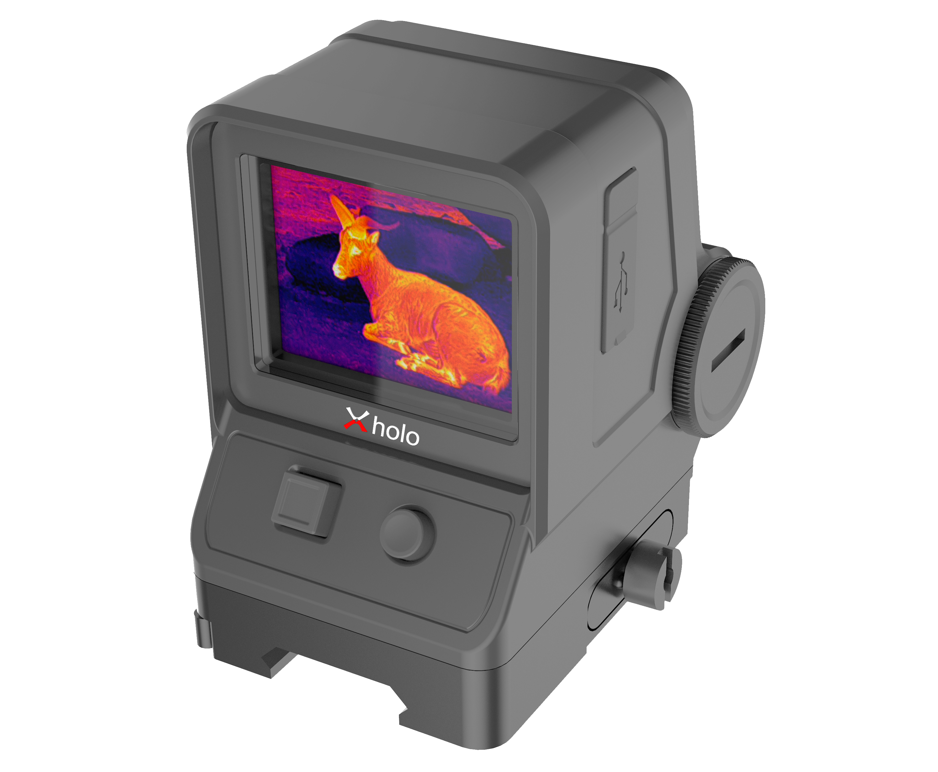 Тепловизионный коллиматорный прицел iRay xHolo HP 06 (До 480 м, 1-4x, лазер)