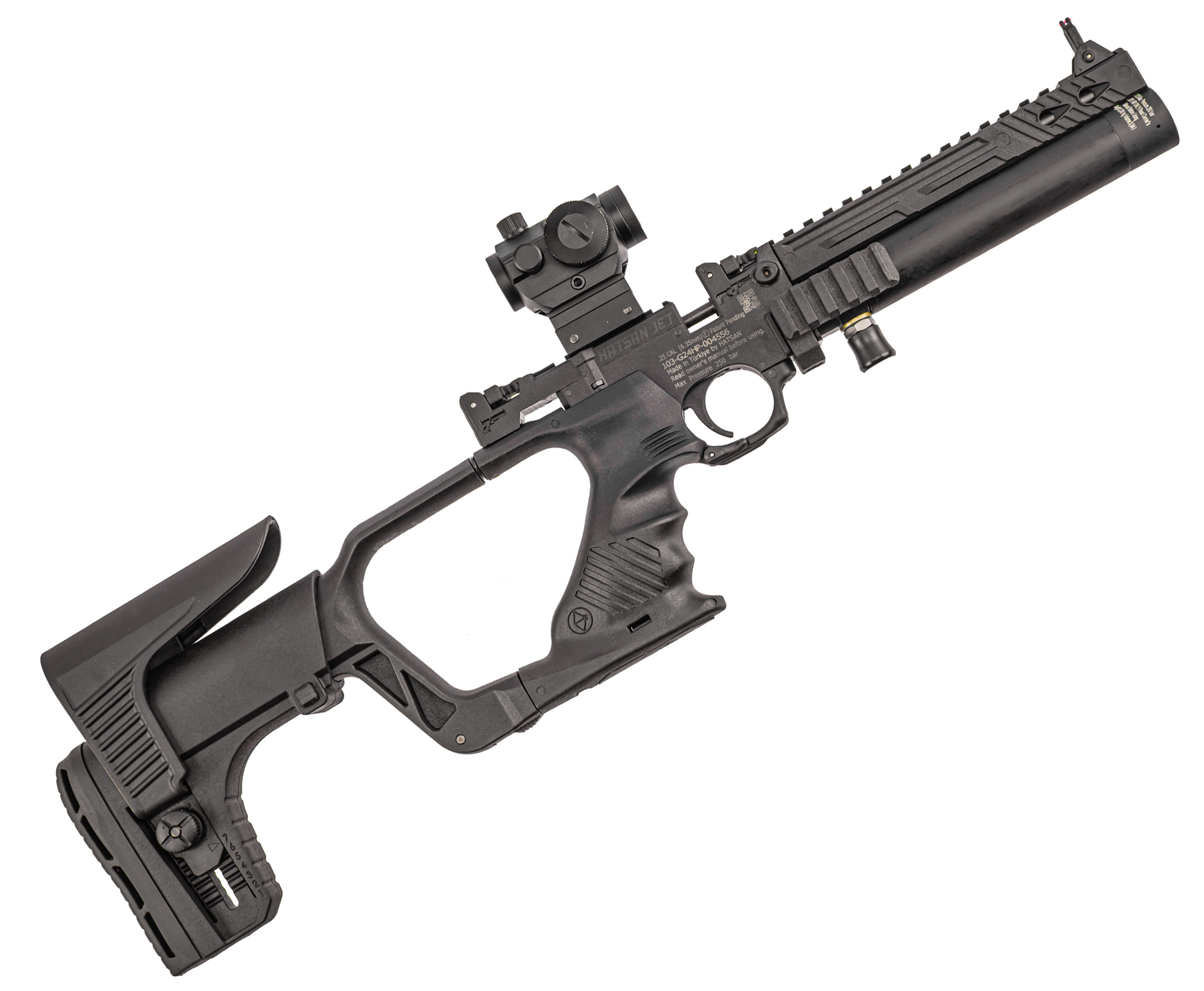 Пневматический пистолет Hatsan Jet 1 6.35 мм (с прикладом)